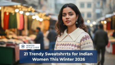 21 Trendy Sweatshirts for Indian Women This Winter 2026
