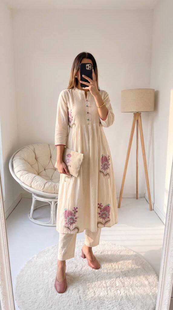 Myntra 12 Kurta Set with Trousers: Best Picks for Effortless Ethnic Style Women's Outfit Ideas Myntra 12 Kurta Set with Trousers: Best Picks for Effortless Ethnic Style - Hotoffers4u