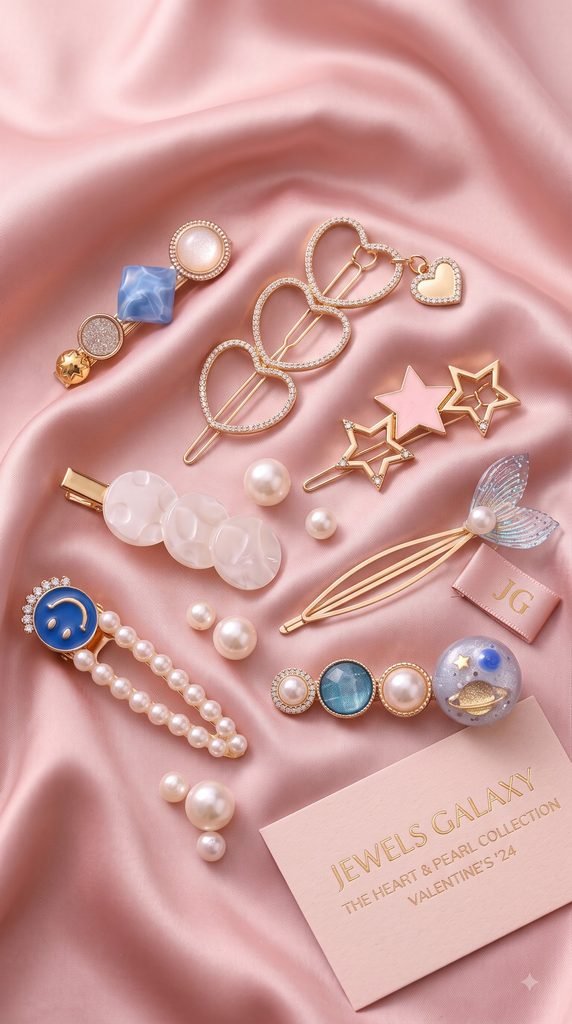 15 Minimalistic Jewelry Pieces for Every Occasion Women's Outfit Ideas Jewels Galaxy Heart Pearl & AD Jewellery Set