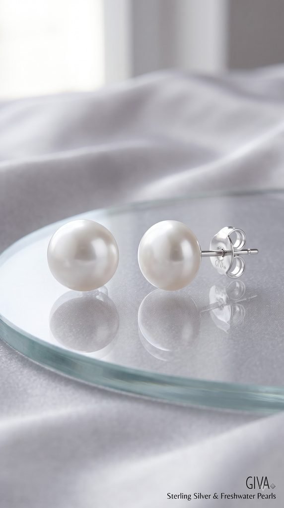 15 Minimalistic Jewelry Pieces for Every Occasion Women's Outfit Ideas GIVA 925 Silver White Pearl Drop Earrings