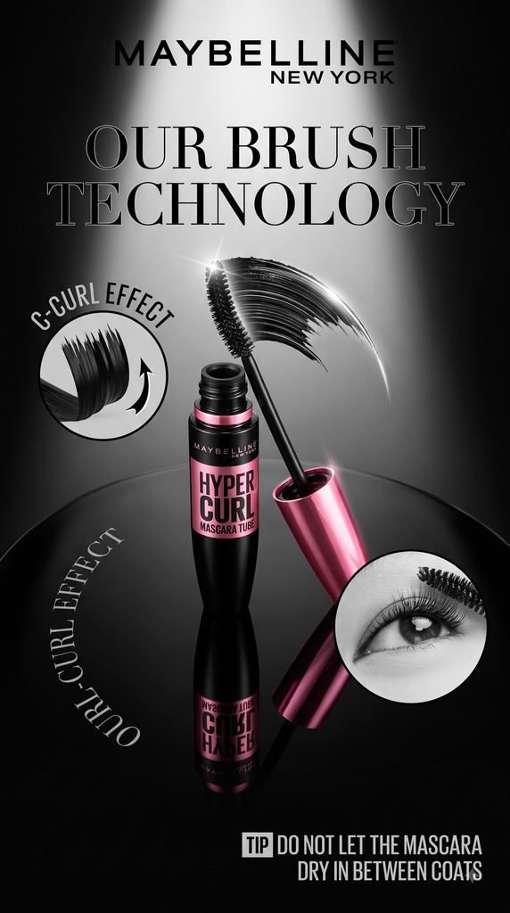 17 No-Effort Beauty Products for Instant Glam Beauty Tips & Ideas Maybelline New York Hypercurl Mascara
