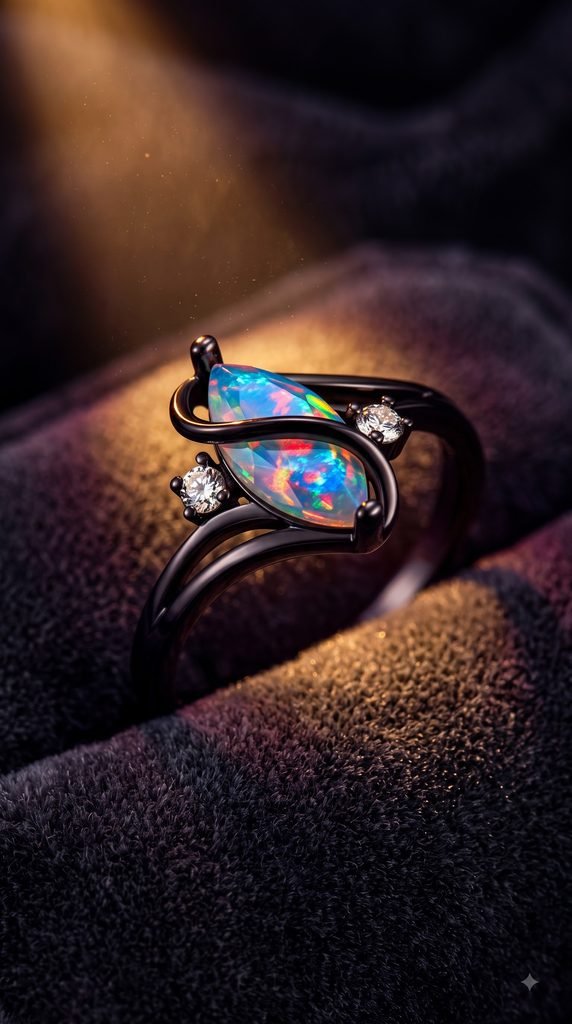 15 Minimalistic Jewelry Pieces for Every Occasion Women's Outfit Ideas Yellow Chimes Olivia Manmade Opal Ring